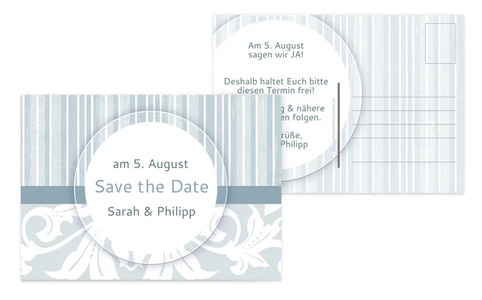 Save the Date Streifenzauber Save the Date Streifenzauber