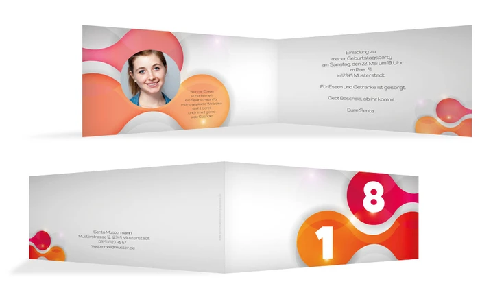 Geburtstagskarte Highlight 18 Foto Geburtstagskarte Highlight 18 Foto