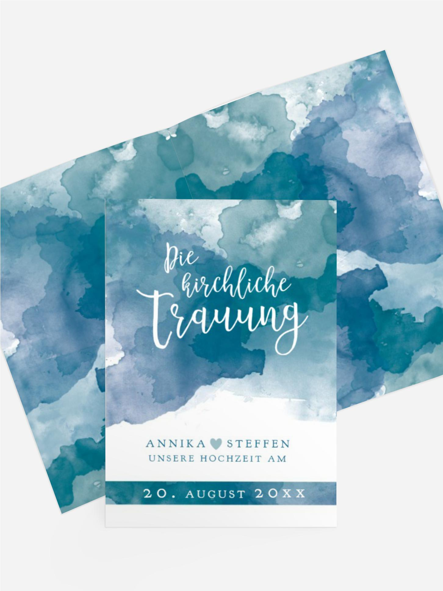 Kirchenheft Aquarell