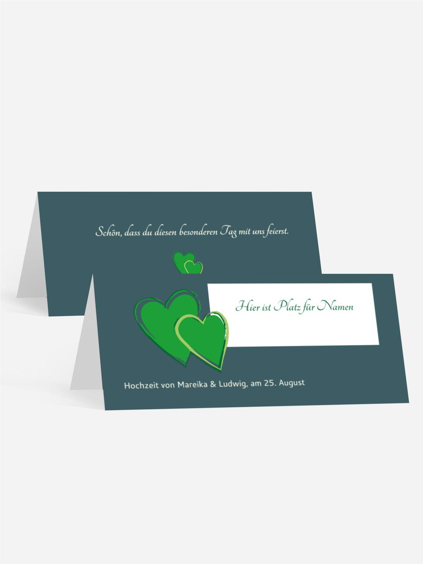 Tischkarte Eheglück