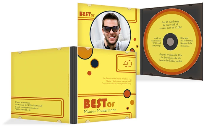 Geburtstagseinladung Best Of CD Foto 40