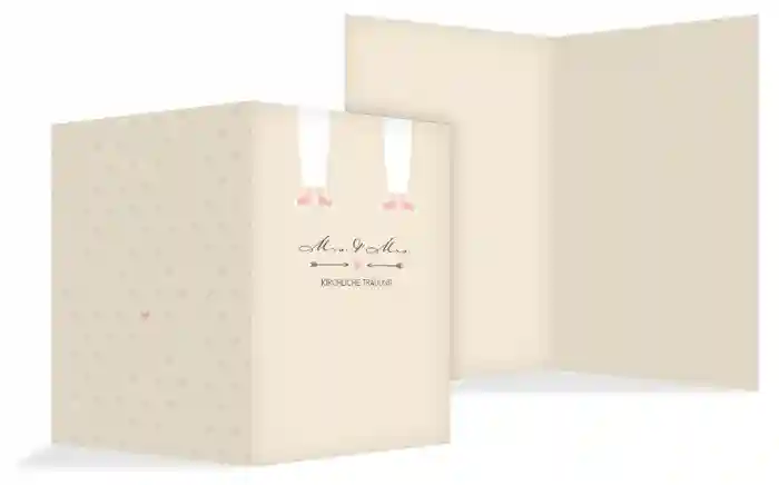 Kirchenheft Umschlag zur Hochzeit Pärchen - Frauen