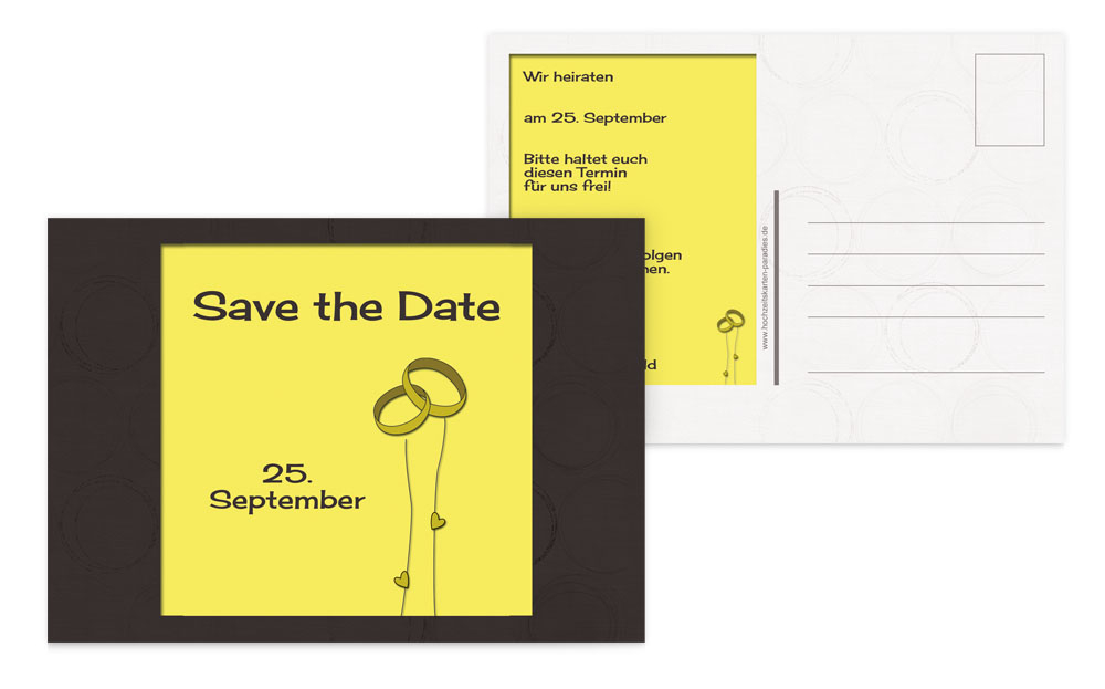 Save the Date Eleganz