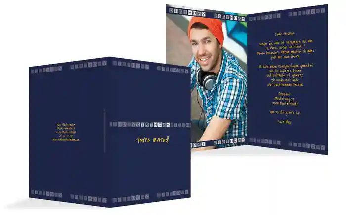 Geburtstagseinladung Birthday Boxes Foto