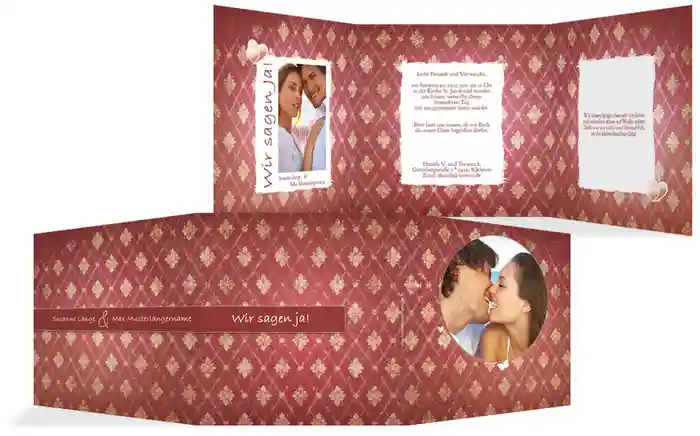 Einladungskarte 3 Liebesbündnis