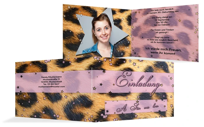 Einladungskarte Geburtstag A Star was born Einladungskarte Geburtstag A Star was born