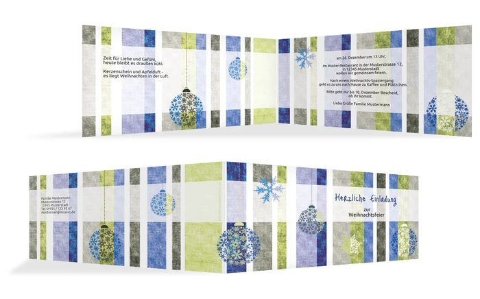 Einladungskarte Weihnachten Privat Schmuck Einladungskarte Weihnachten Privat Schmuck