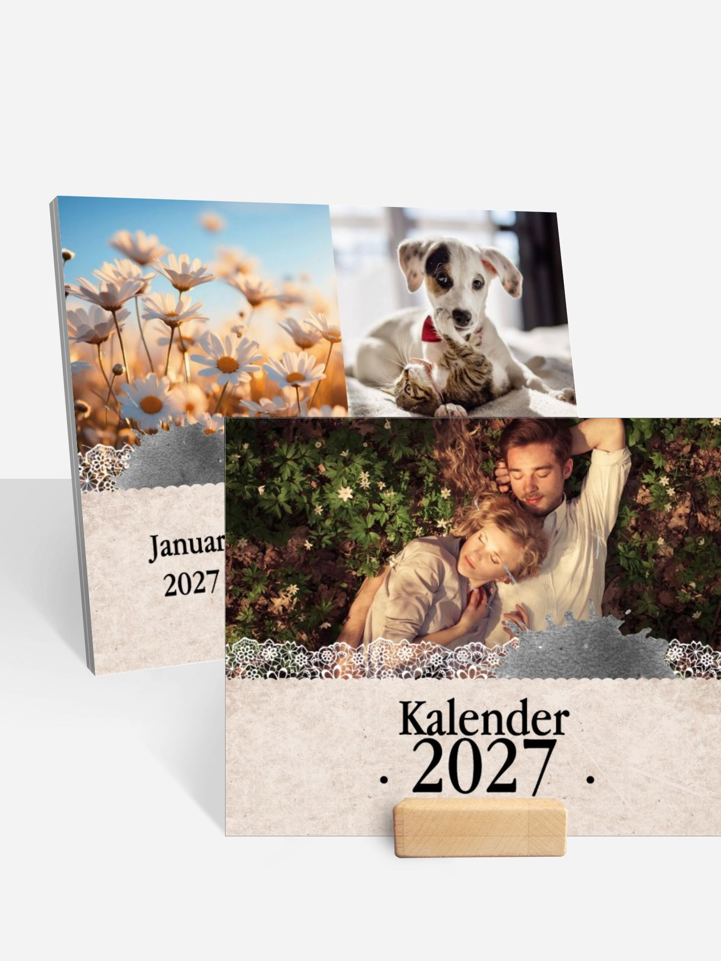 Monats-Tischkalender Tintenklecks Monats-Tischkalender Tintenklecks