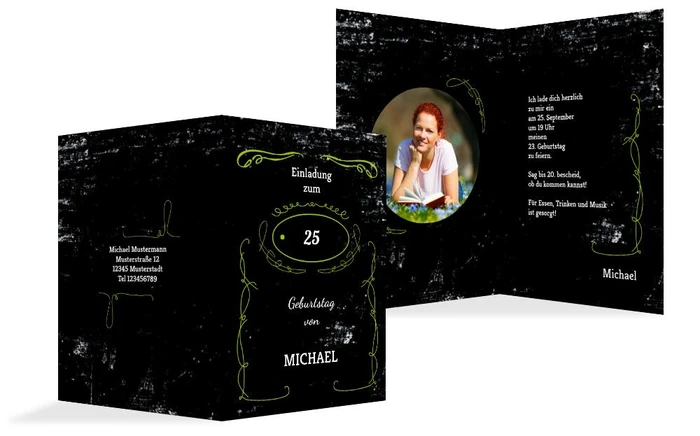 Geburtstagseinladung Jackcard Foto