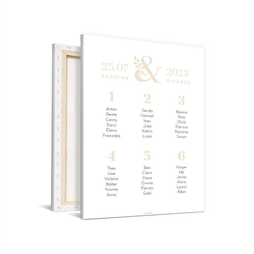Sitzplan Hochzeit &-Zweig Sitzplan Hochzeit &-Zweig