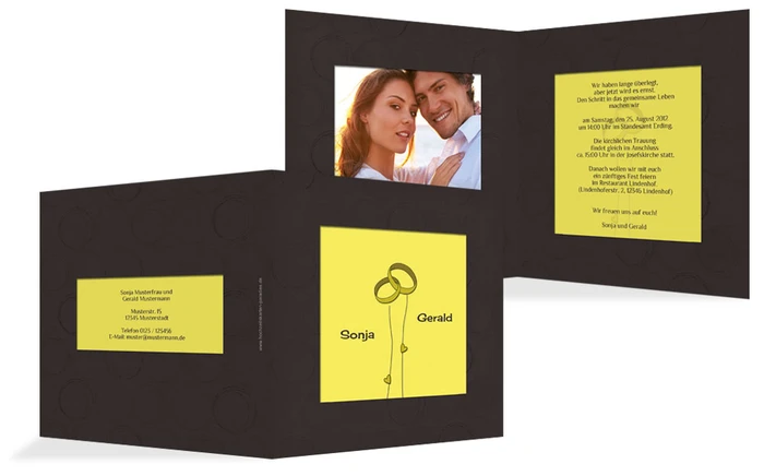 Hochzeitseinladung Eleganz