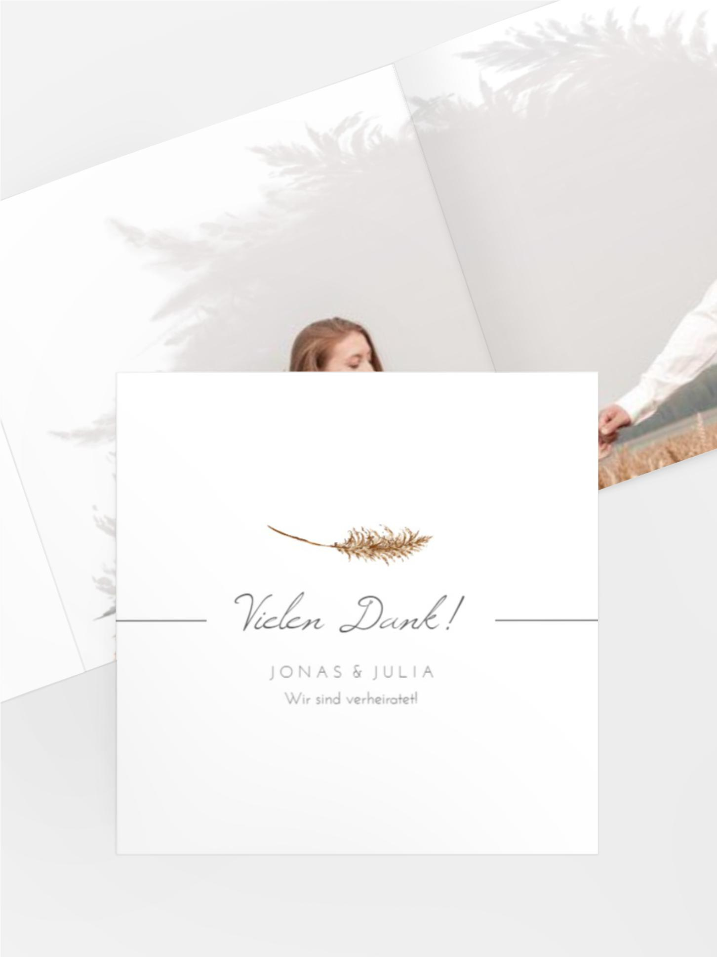 Dankeskarte Kornkreis