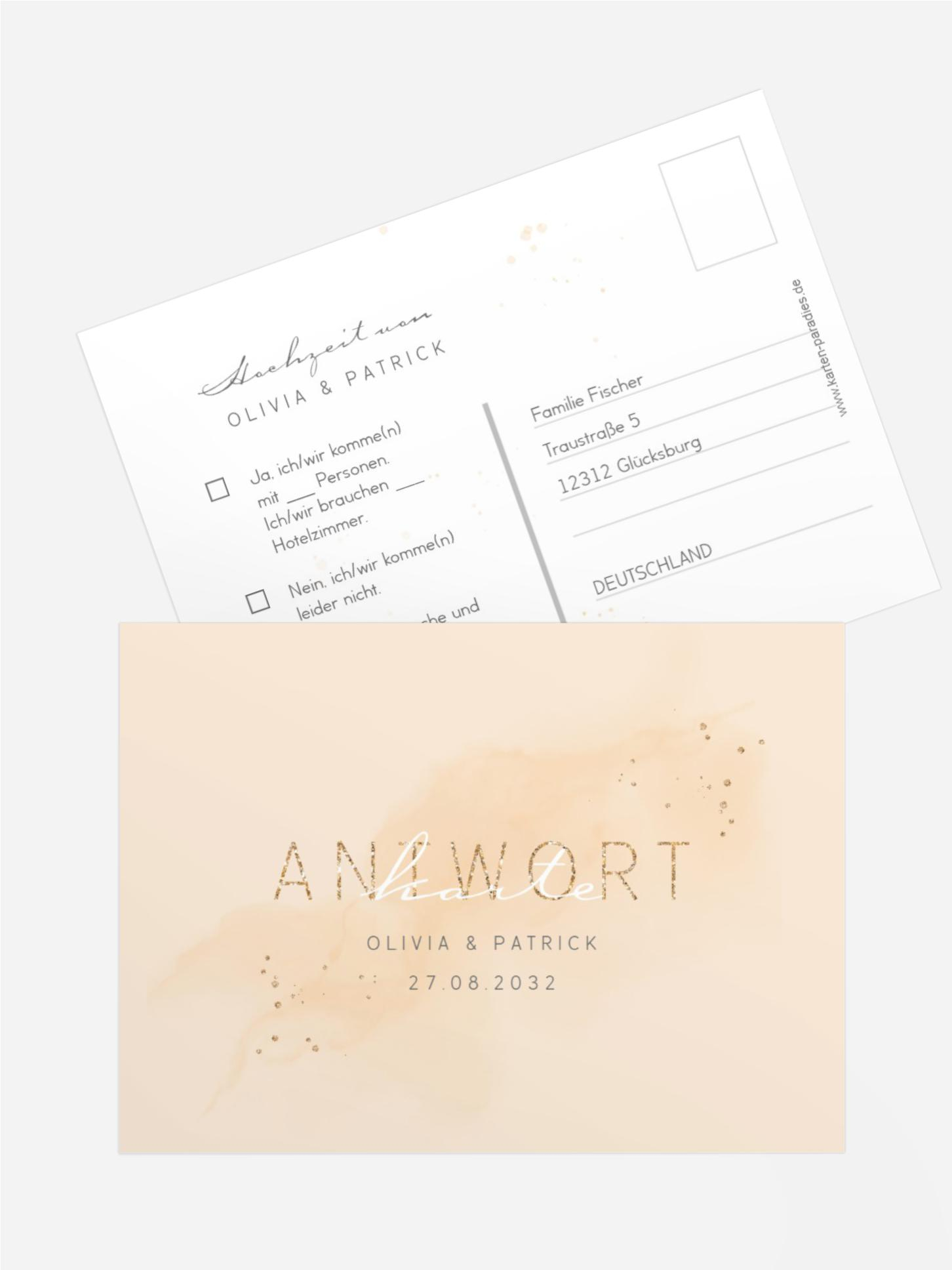 Antwortkarte Sanfter Nebel