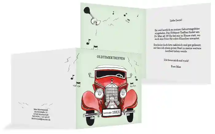 Einladung Oldtimertreffen