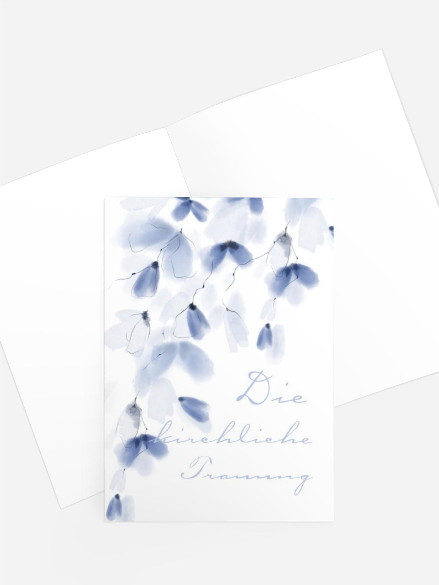 Kirchenheft Aquarell Blätter