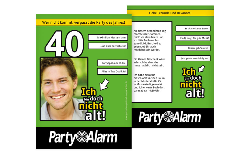 Geburtstagseinladung Ich bin doch nicht alt! Foto 40 Geburtstagseinladung Ich bin doch nicht alt! Foto 40