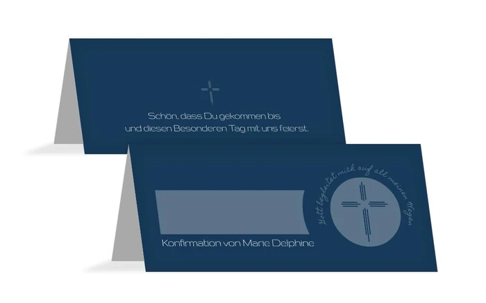 Tischkarte Konfirmation Gottes Wege Tischkarte Konfirmation Gottes Wege