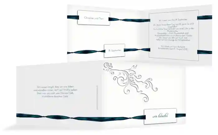 Einladungskarte Loop Label