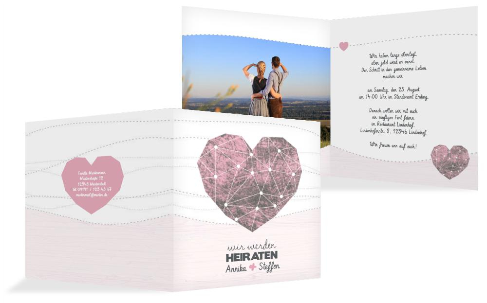 Einladung zur Hochzeit Sternenbild Einladung zur Hochzeit Sternenbild