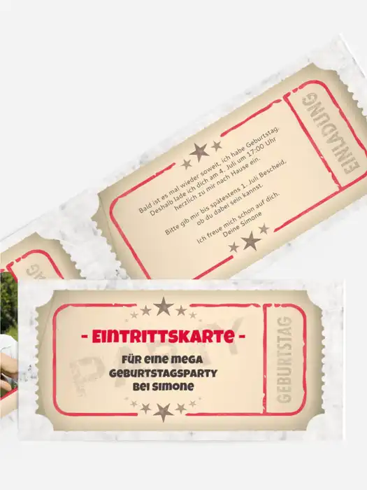 Eintrittskarte Foto