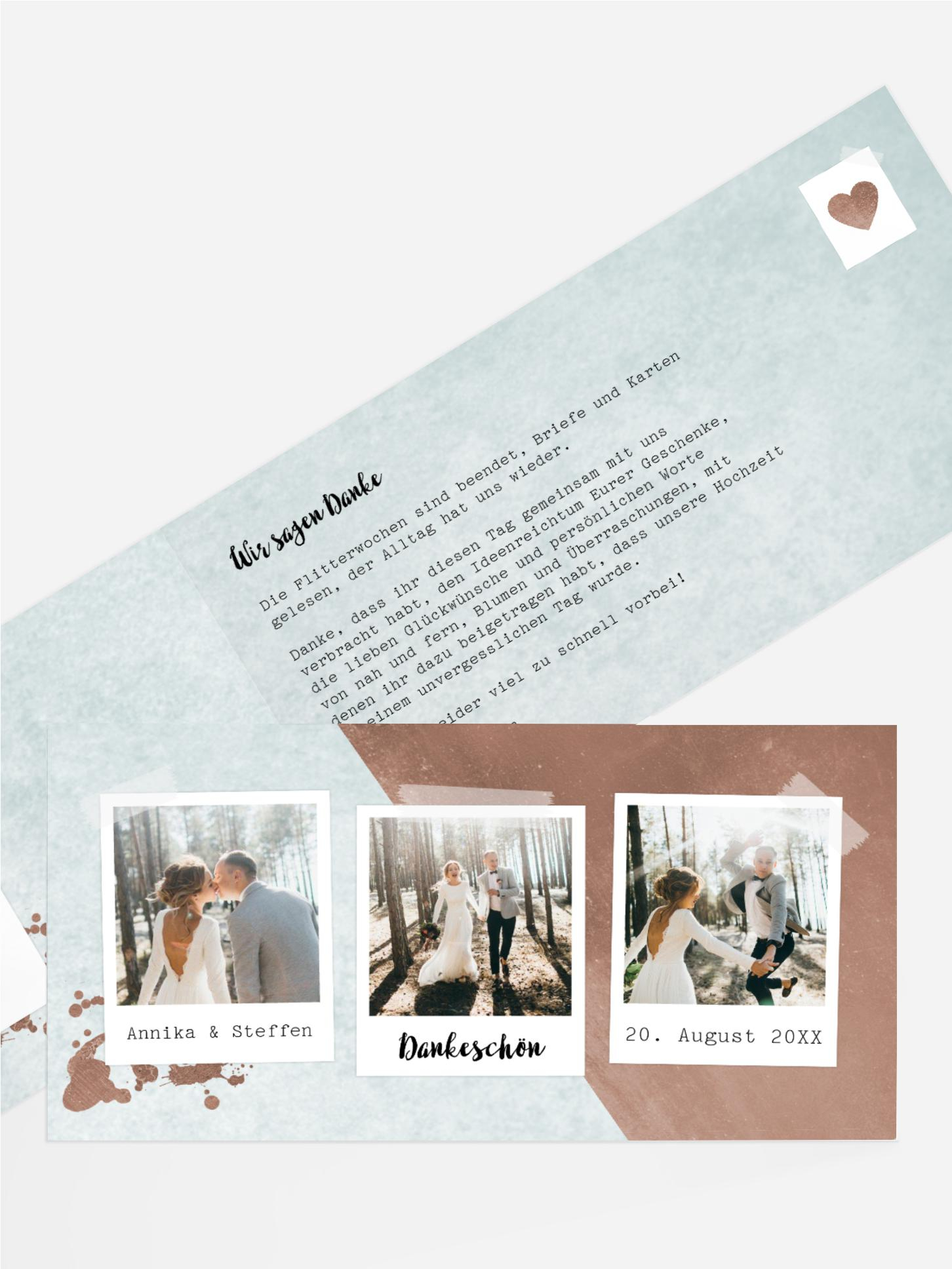 Dankeskarte Fotosammlung