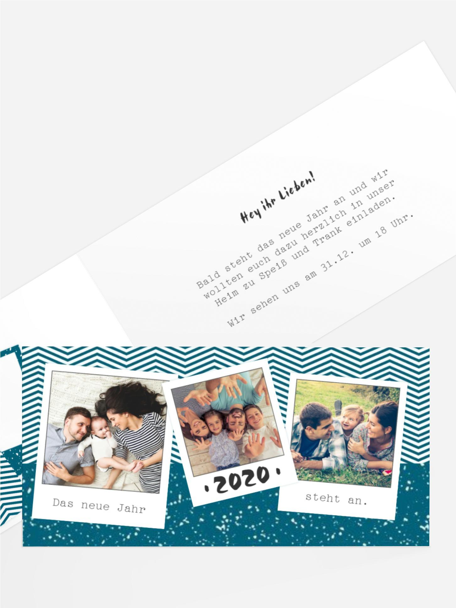 Neujahrskarte Fotosammlung