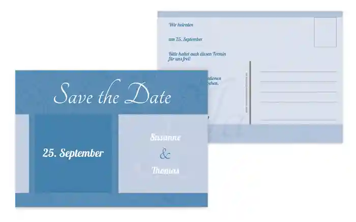 Save the Date Hochzeitsglück