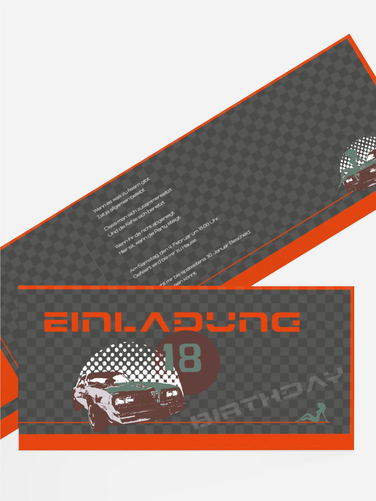 Einladung zum car 18 Einladung zum car 18