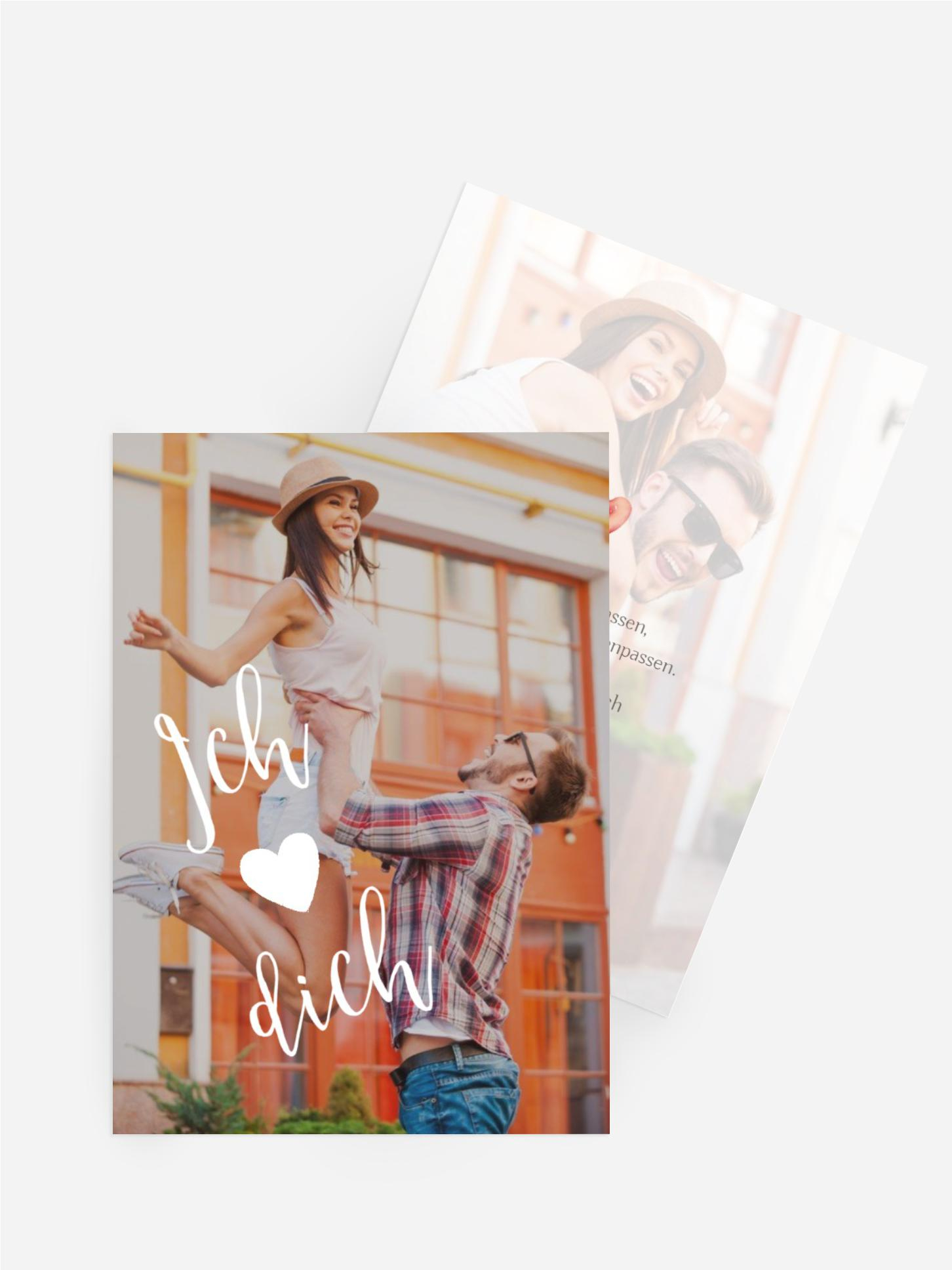 Valentinskarte Unser Foto