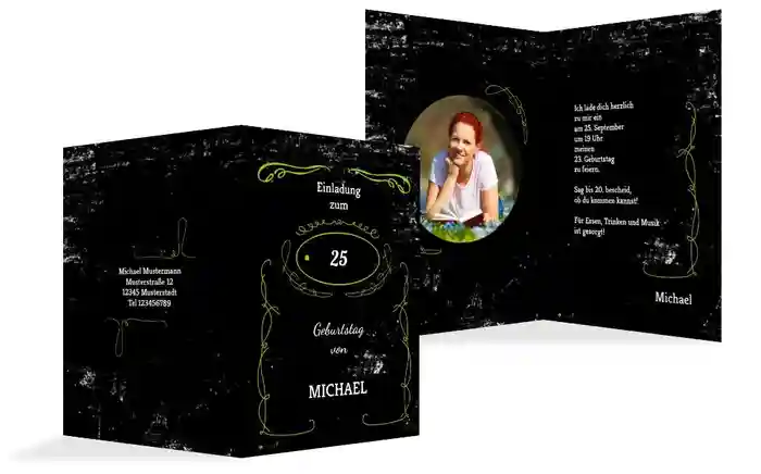 Geburtstagseinladung Jackcard Foto
