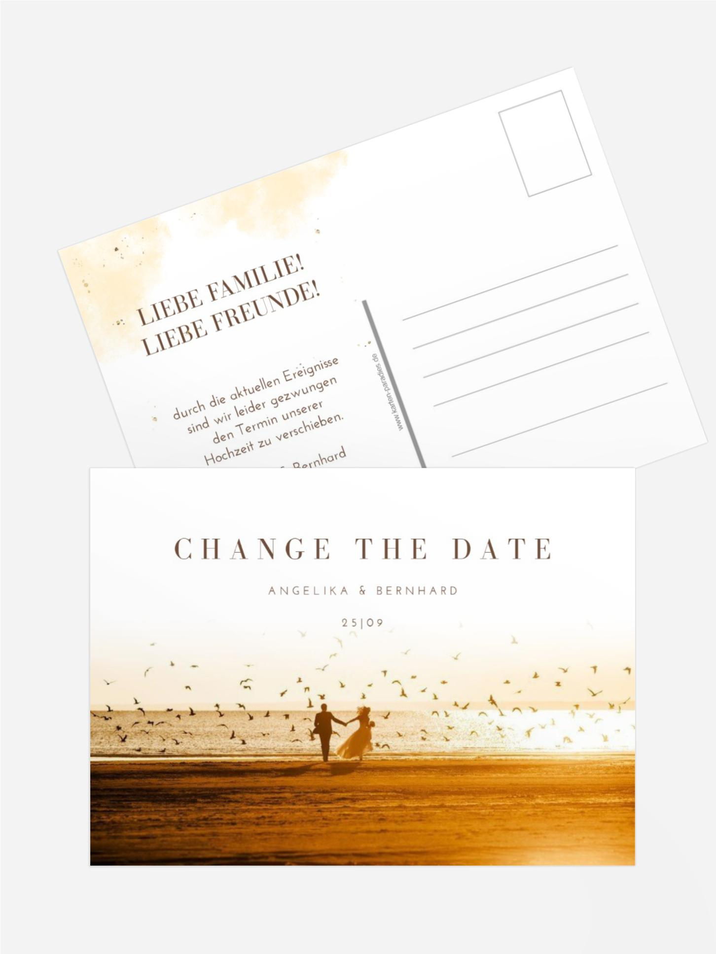 Change The Date Karte Geblendet