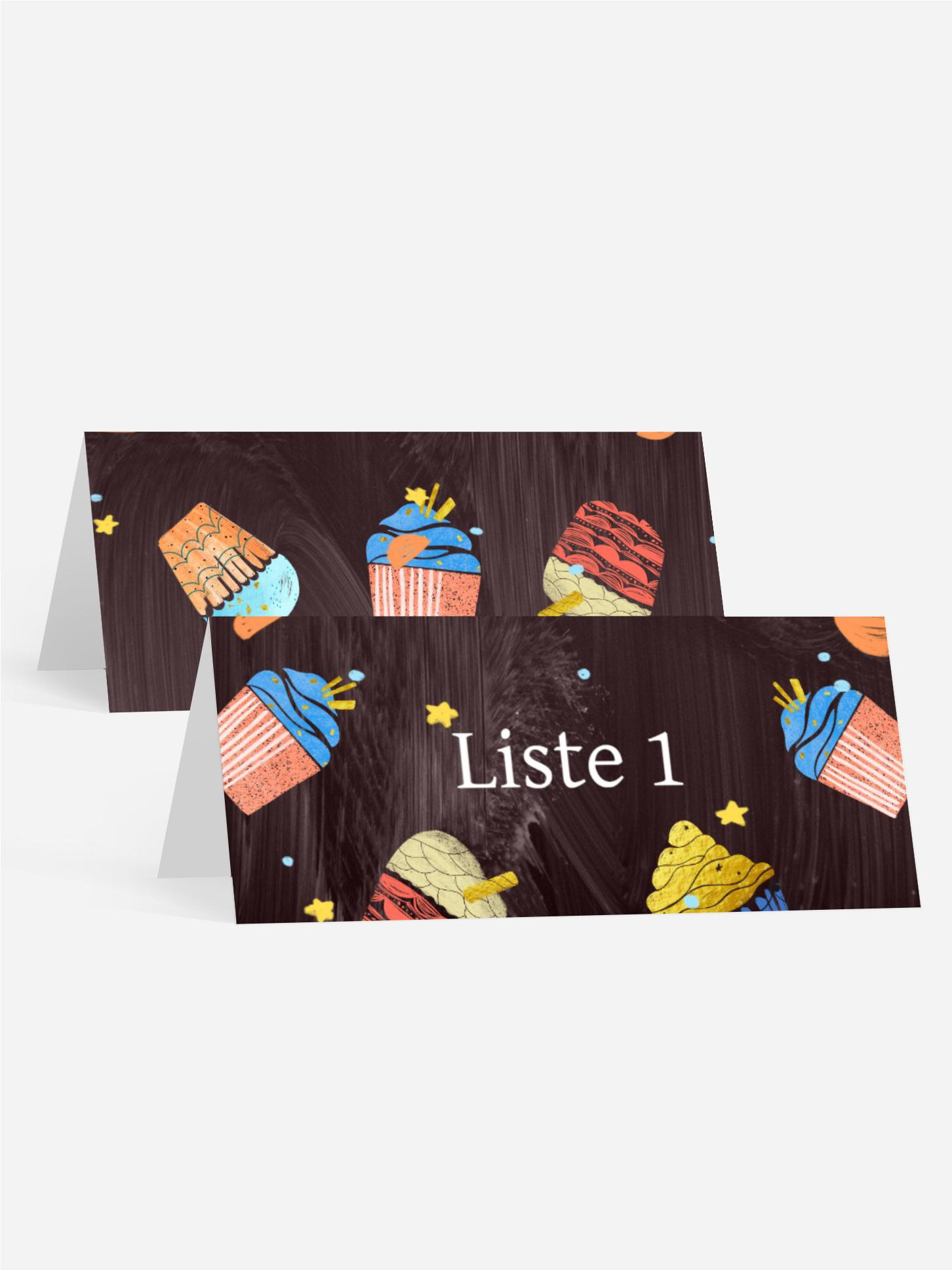 Tischkarte Geburtstag Planeten