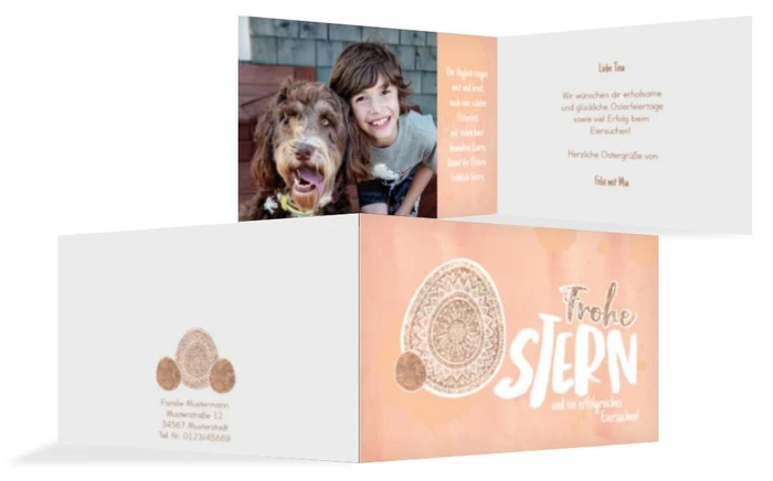 Osterkarte Ostergruß