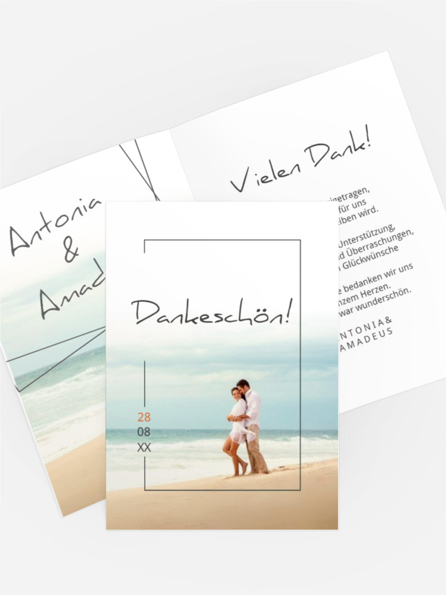 Dankeskarte Zusammen