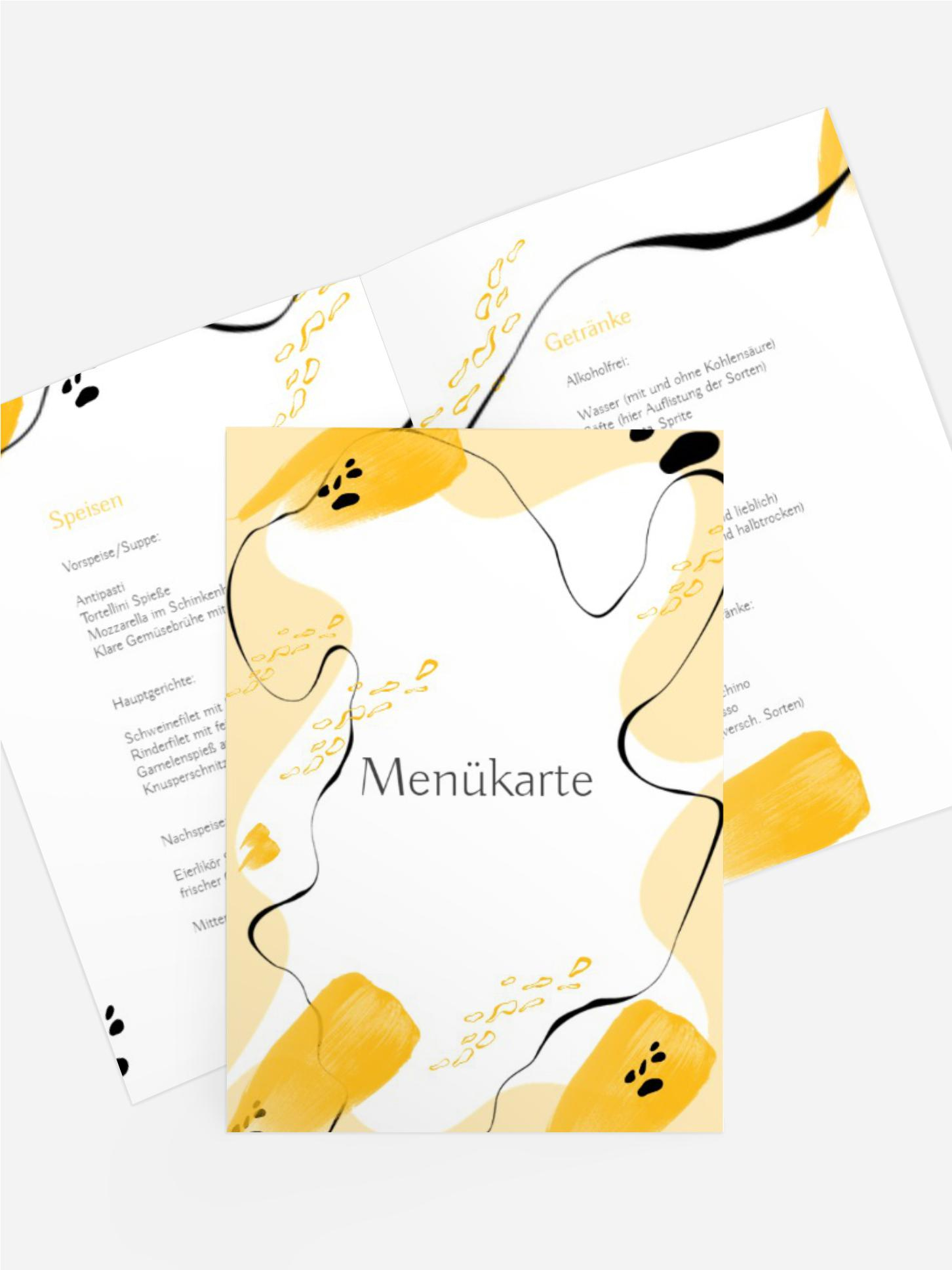 Menükarte Geburtstag Countdown