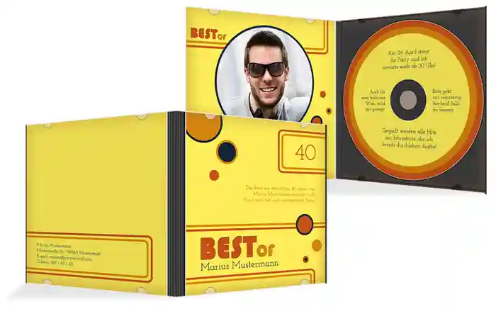 Geburtstagseinladung Best Of CD Foto 40