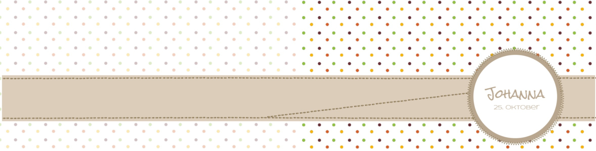 Geburtskarte Pünktchen