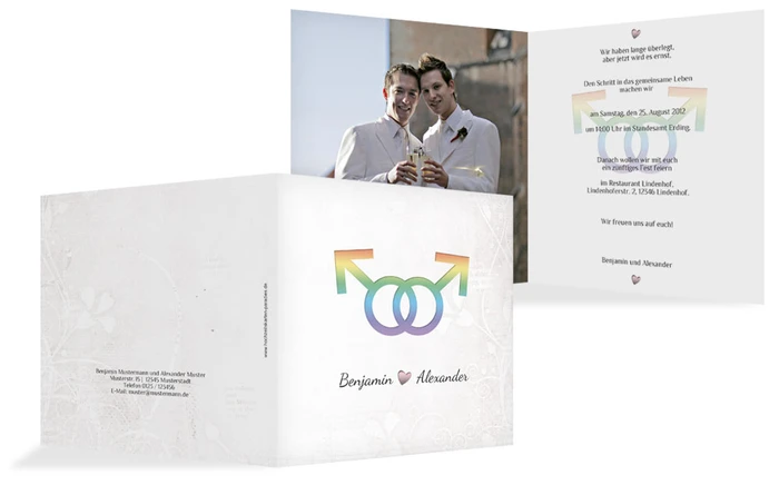 Einladung Im Zeichen der Liebe - Männer