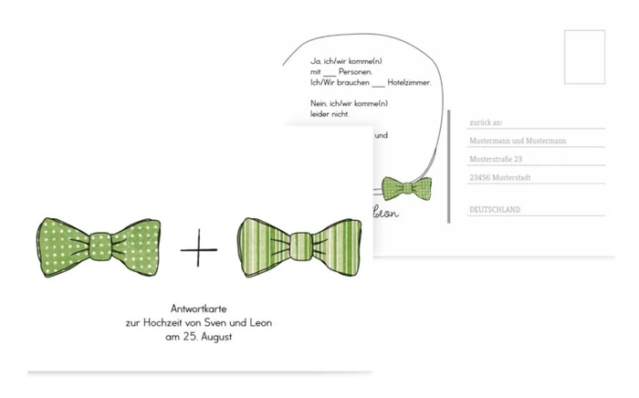 Antwortkarte Fliegen