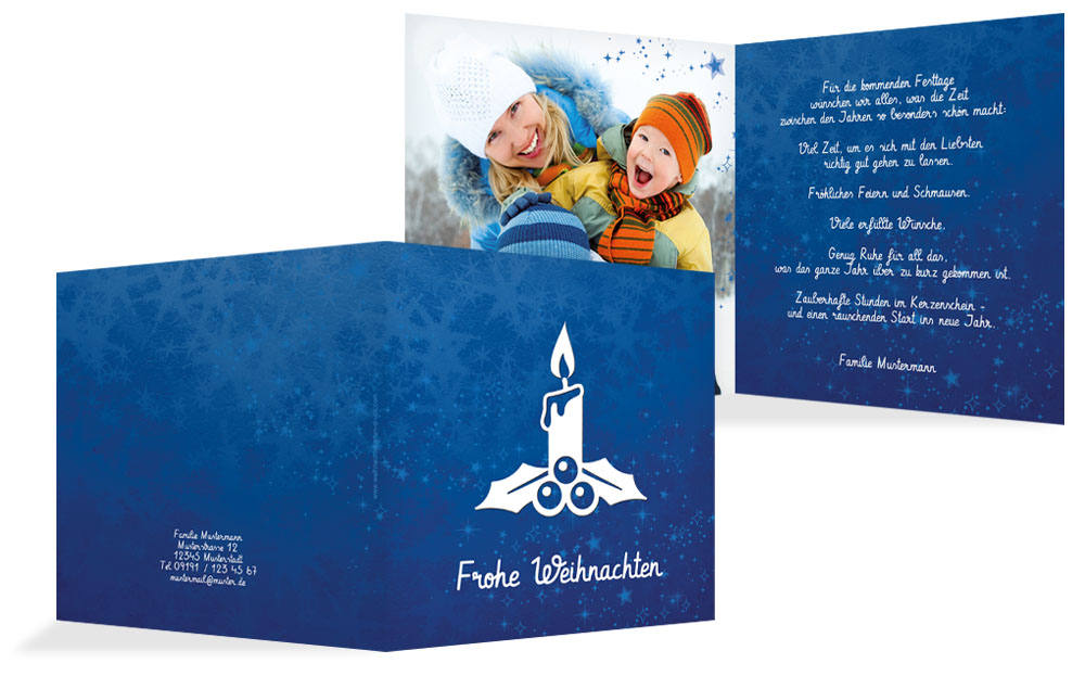 Weihnachtsgrußkarte Privat Advent Weihnachtsgrußkarte Privat Advent