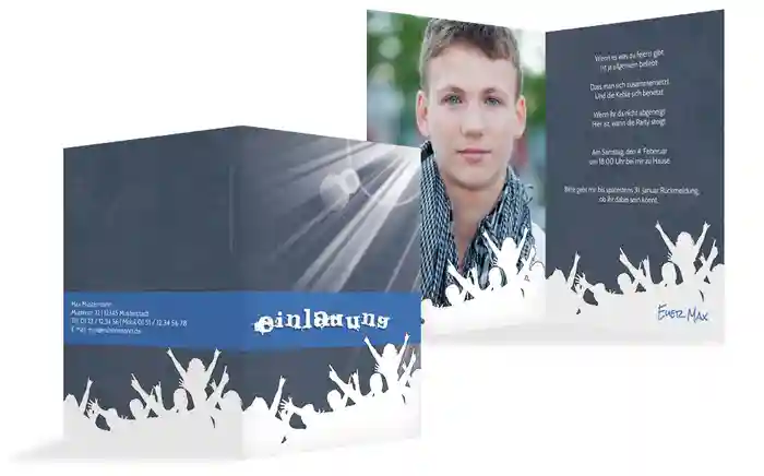 Geburtstagseinladung Partypeople Foto