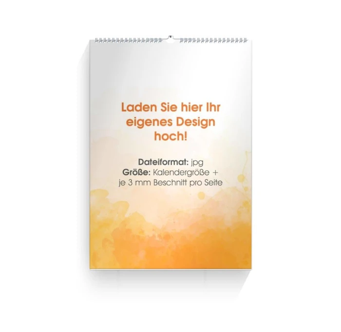 Wochen-Wandkalender ohne Kalendarium