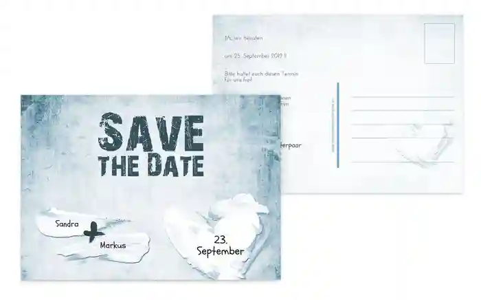 Save the Date Du+Ich=Liebe Save the Date Du+Ich=Liebe