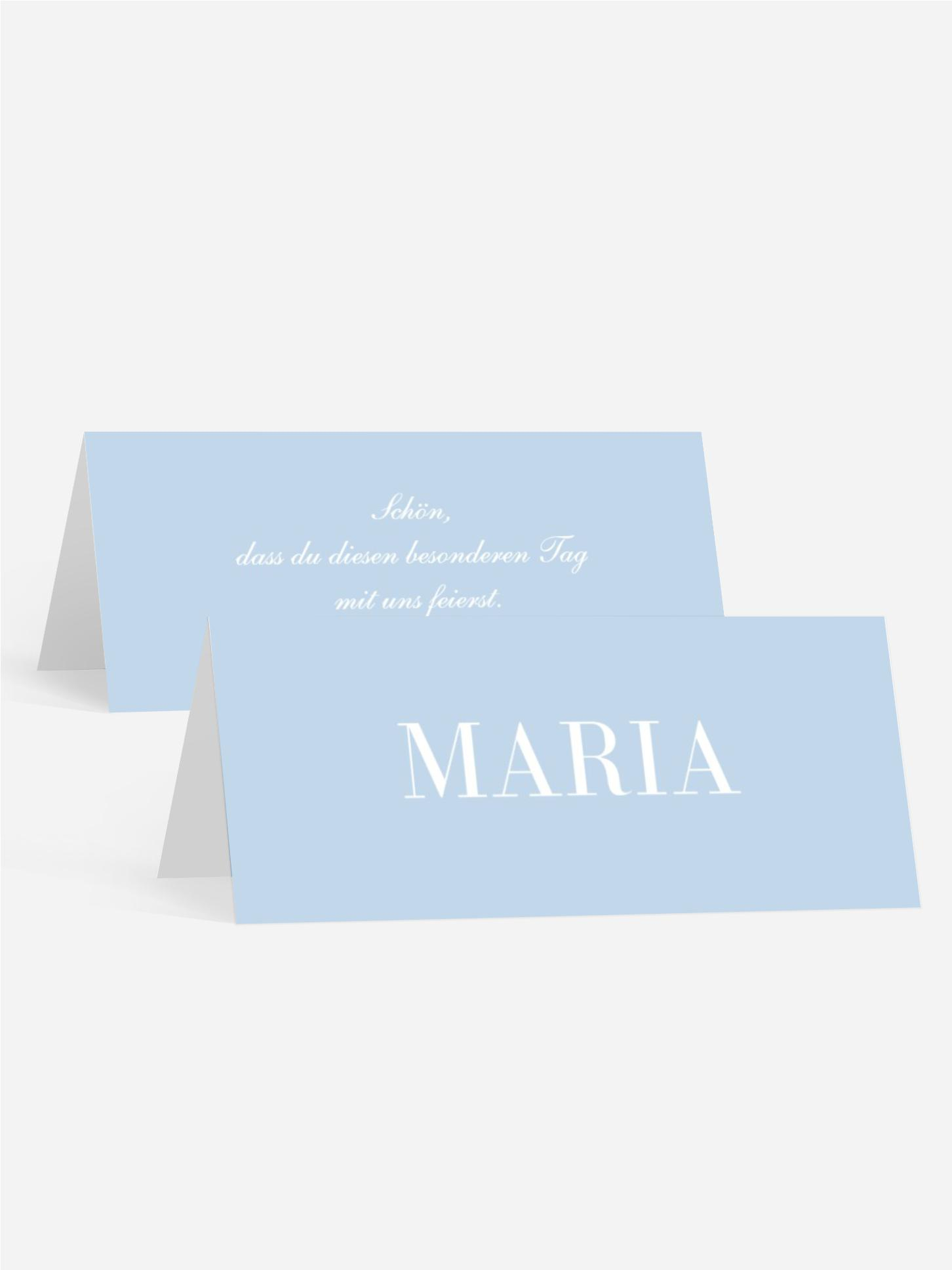 Tischkarte  Zusammenhalt