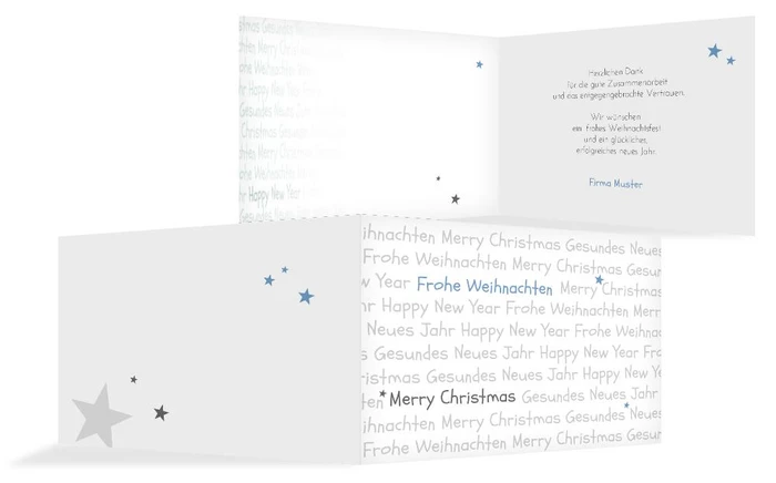 Weihnachts Grußkarte geschäftlich Schrift Weihnachts Grußkarte geschäftlich Schrift