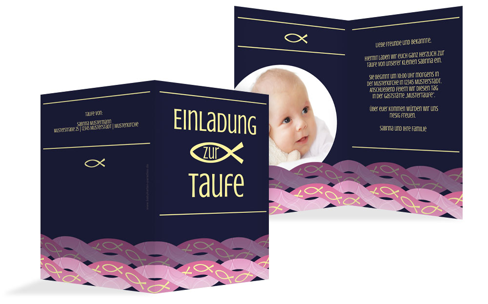 Taufkarte Ichthys