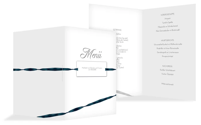 Menükarte Loop Label