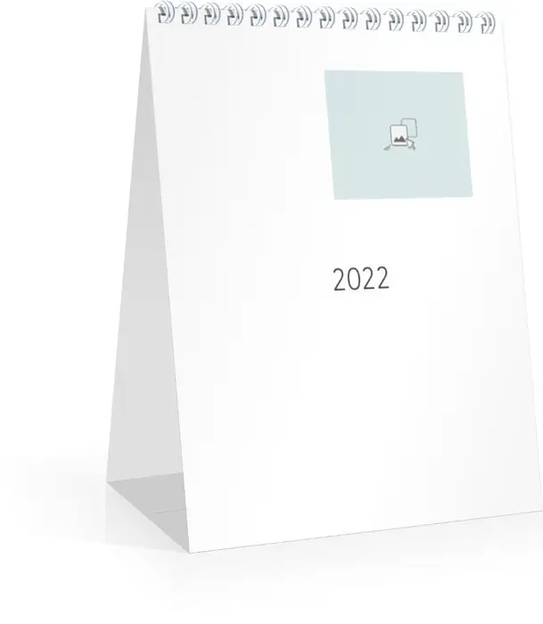 Wochen-Wandkalender Blanko Notizen