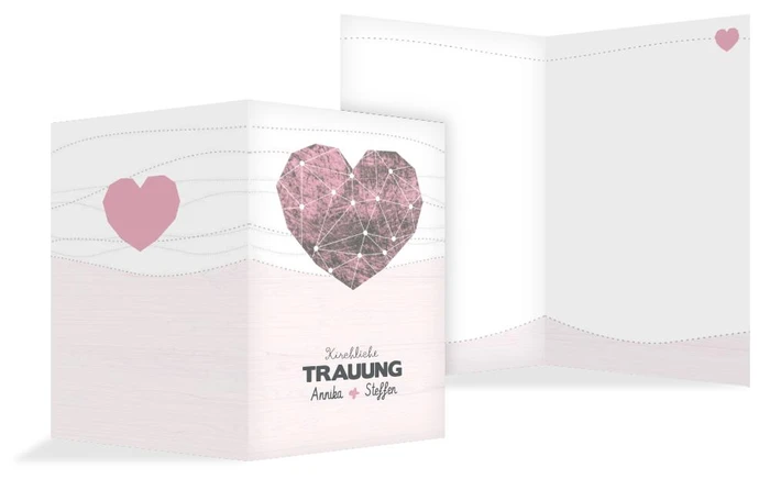 Kirchenheft Umschlag zur Hochzeit Sternenbild