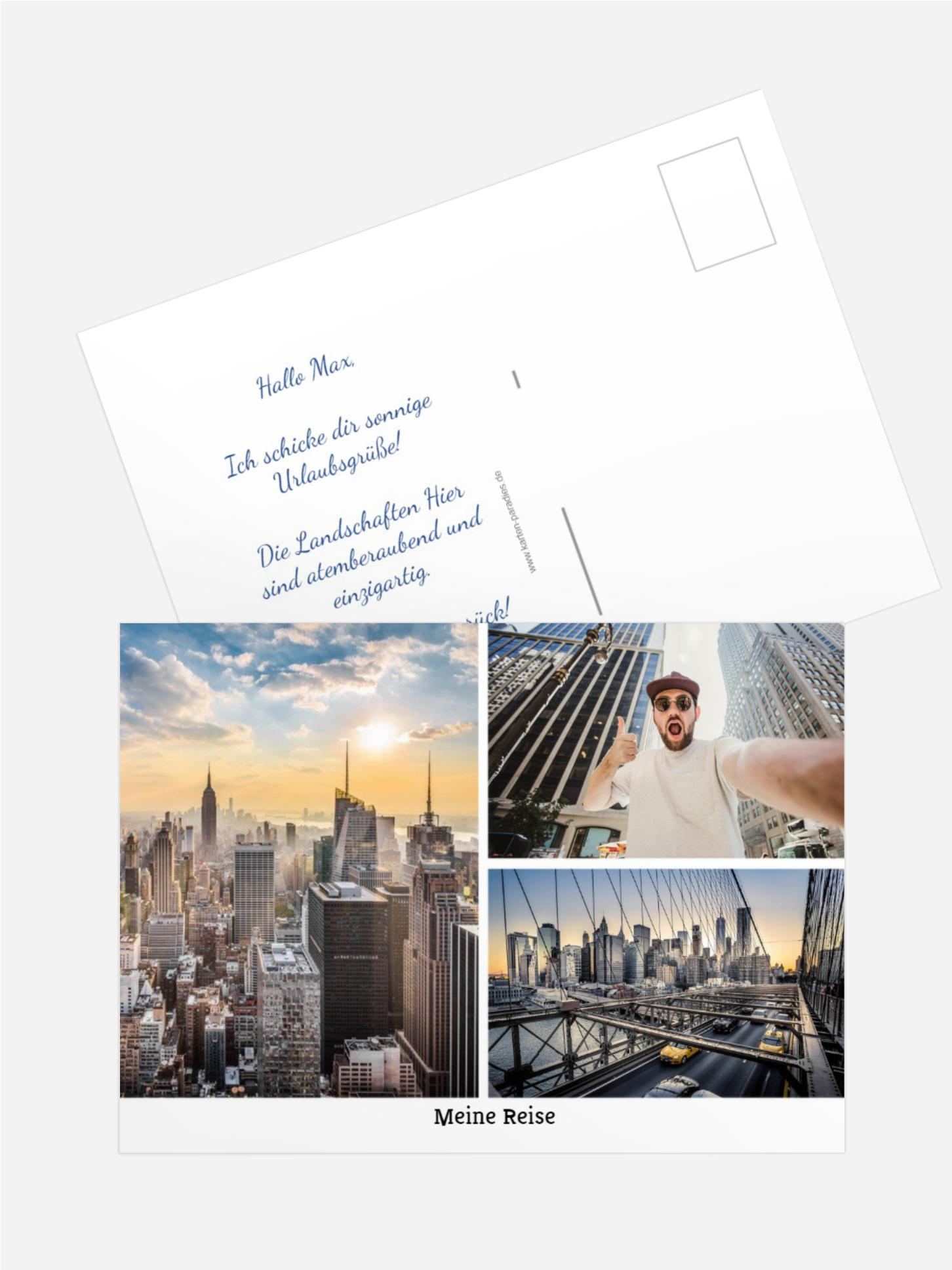 Fotopostkarte Modern